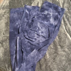 Tie-Dye Blue Leggings Lululemon